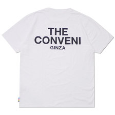 THE CONVENI THE CONVENI POCKET TEE WHITExBLACK画像