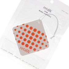 THE CONVENI &times; retaW Fragment Car Tag WHITExORANGE画像