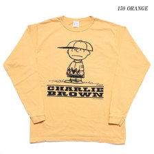Buzz Rickson's &times; PEANUTS L/S T-SHIRT "CHARLIE BROWN" BR68124画像