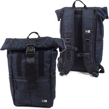 NEW ERA 26L ROLL TOP PACK 1680D T.NAVY 11783284画像