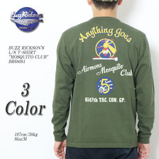 Buzz Rickson's L/S T-SHIRT "MOSQUITO CLUB" BR68081画像