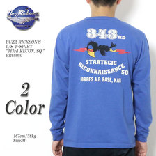 Buzz Rickson's L/S T-SHIRT "343rd RECON. SQ." BR68080画像