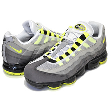 NIKE AIR VAPORMAX 95 black/volt-medium ash AJ7292-001画像