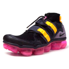 NIKE AIR VAPORMAX FLYKNIT UTILITY "LIMITED EDITION for RUNNING FLYKNIT" BLK/C.GRY/PPL/YEL/N.PNK AH6834-006画像