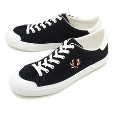 FRED PERRY BREAUX VULCA CANVAS NAVY F29633-01画像