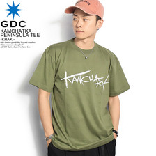 GDC KAMCHATKA PENINSULA TEE -KHAKI- T37001画像