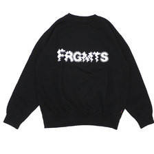 THE CONVENI &times; Fragment Design CREW NECK SWEAT BLACKxWHITE画像