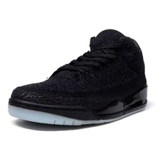 NIKE AIR JORDAN 3 RETRO FLYKNIT "MICHAEL JORDAN" "LIMITED EDITION for JORDAN BRAND" BLK/BLK/GID AQ1005-001画像