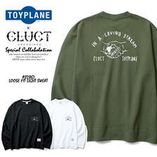 CLUCT × TOYPLANE LOOSE FIT LIGHT SWEAT 02867画像