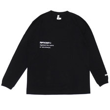 THE CONVENI &times; Fragment Design FRGMTS L/S TEE BLACK画像