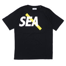 SATURDAYS SURF NYC × WIND AND SEA T-Shirt BLACK画像