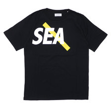 SATURDAYS SURF NYC &times; WIND AND SEA T-Shirt BLACK画像