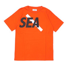 SATURDAYS SURF NYC &times; WIND AND SEA T-Shirt ORANGE画像