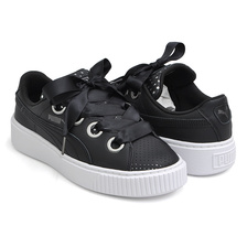 PUMA PLATFORM KISS ATH LUX WNS PUMA BLACK - PUMA BLACK 366704-02画像