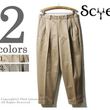 SCYE BASICS 2 TUCK TAPERED CHINO 5118-83510画像
