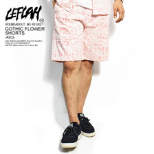 LEFLAH GOTHIC FLOWER SHORTS -RED-画像