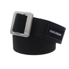 DESCENDANT WEBBING/BELT BLACK 182SHDS-AC01画像