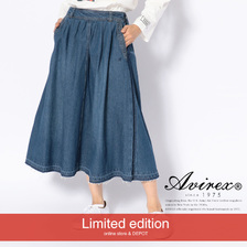 AVIREX Belle DENIM GATHER SKIRT 6286069画像