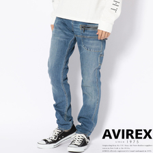 AVIREX STRETCH DENIM PANT 6186113画像