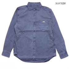 BARNS 40th Anniversary L/S OXFORD BUTTOM DOWN SHIRTS PIGMENT DYED BR-4965N40画像