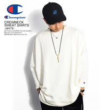 Champion CREW NECK SWEAT SHIRT -WHITE- C3-N019画像