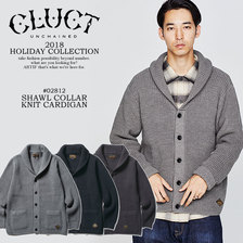 CLUCT SHAWL COLLAR KNIT CARDIGAN 02812画像