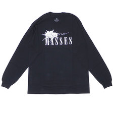 MASSES 18B-T-SHIRT-L/S-C BLACK画像
