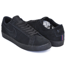 NIKE SB ZOOM BLAZER LOW BLACK / BLACK - GUNSMOKE 864347-004画像