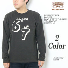 DUBBLE WORKS Lot.58001 LONG SLEEVE T-SHIRTS CLASS OF 67画像