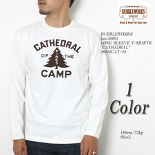 DUBBLE WORKS Lot.58001 LONG SLEEVE T-SHIRTS  CATHEDRAL画像
