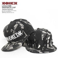 ANIMALIA LOGO SNAP BACK CAP -BLEACH BLACK- AN15SP-CP01BL画像