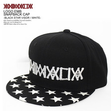 ANIMALIA LOGO SNAP BACK CAP -BLACK STARVISOR/WHITE- AN15SP-CP01V画像