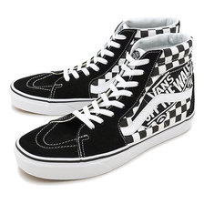 VANS SK8-HI VANS PATCH BLACK/T.WHITE VN0A38GEUPV画像