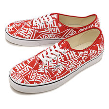 VANS AUTHENTIC OTW REPEAT RED/T.WHITE VN0A38EMUKL画像