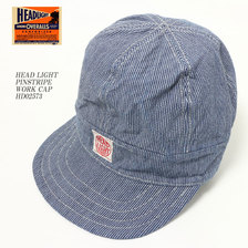 HEAD LIGHT PINSTRIPE WORK CAP HD02573画像