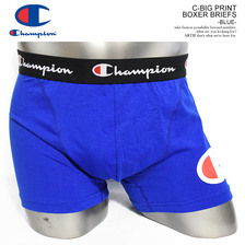Champion C-BIG PRINT BOXER BRIEFS -BLUE- CM6-K252画像