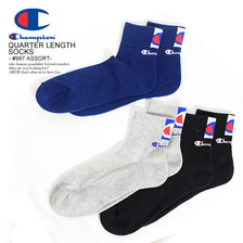 Champion QUARTER LENGTH SOCKS -#997 ASSORT- CMSCM202画像