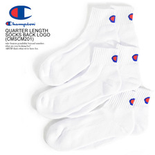 Champion QUARTER LENGTH SOCKS BACK LOGO CMSCM201画像