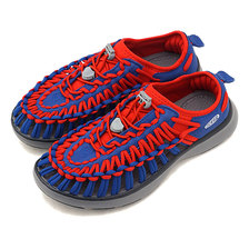 KEEN WOMEN UNEEK O2 Team Blue/True Red 1019948画像