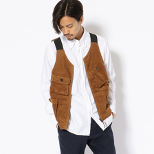 MANASTASH &times; UNIVERSAL OVERALL 別注 ワークキャンパーコーデュロイベスト 403418301画像