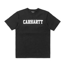 Carhartt S/S COLLEGE T-SHIRT Black/White I024772-8990画像