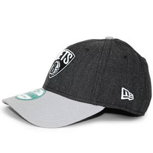 NEW ERA BROOKLYN NETS 9FORTY ADJUSTABLE H.BLACKxGREY FFNE2420661画像