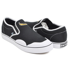 CONSOLIDATED SKATEBOARDS CANVAS BANANA SLIP ON BS5 BLACK画像
