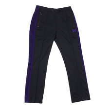 NEEDLES NARROW TRACK PANT BLACK画像