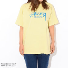 STUSSY WOMEN Stussy Designs Pigment Dyed S/S Tee 2902964画像