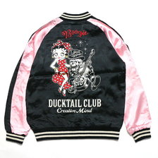 SKULL WORKS &times; BETTY BOOP コラボレーションスカジャン BTY-40E画像