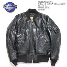 Buzz Rickson's WILLIAM GIBSON COLLECTION BLACK MA-1 HORSE HIDE BR80465画像