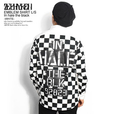 Zephyren EMBLEM SHIRT L/S -WHITExIn hale the black- Z16AD01W画像