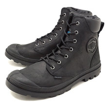 PALLADIUM PAMPA CUFF WP LUX BLACK/BLACK 73231-060画像