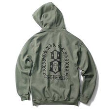 REBEL8 FORTITUDE PULLOVER HOODIE MILITARY画像